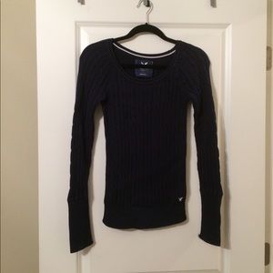 American Eagle Navy Blue Sweater